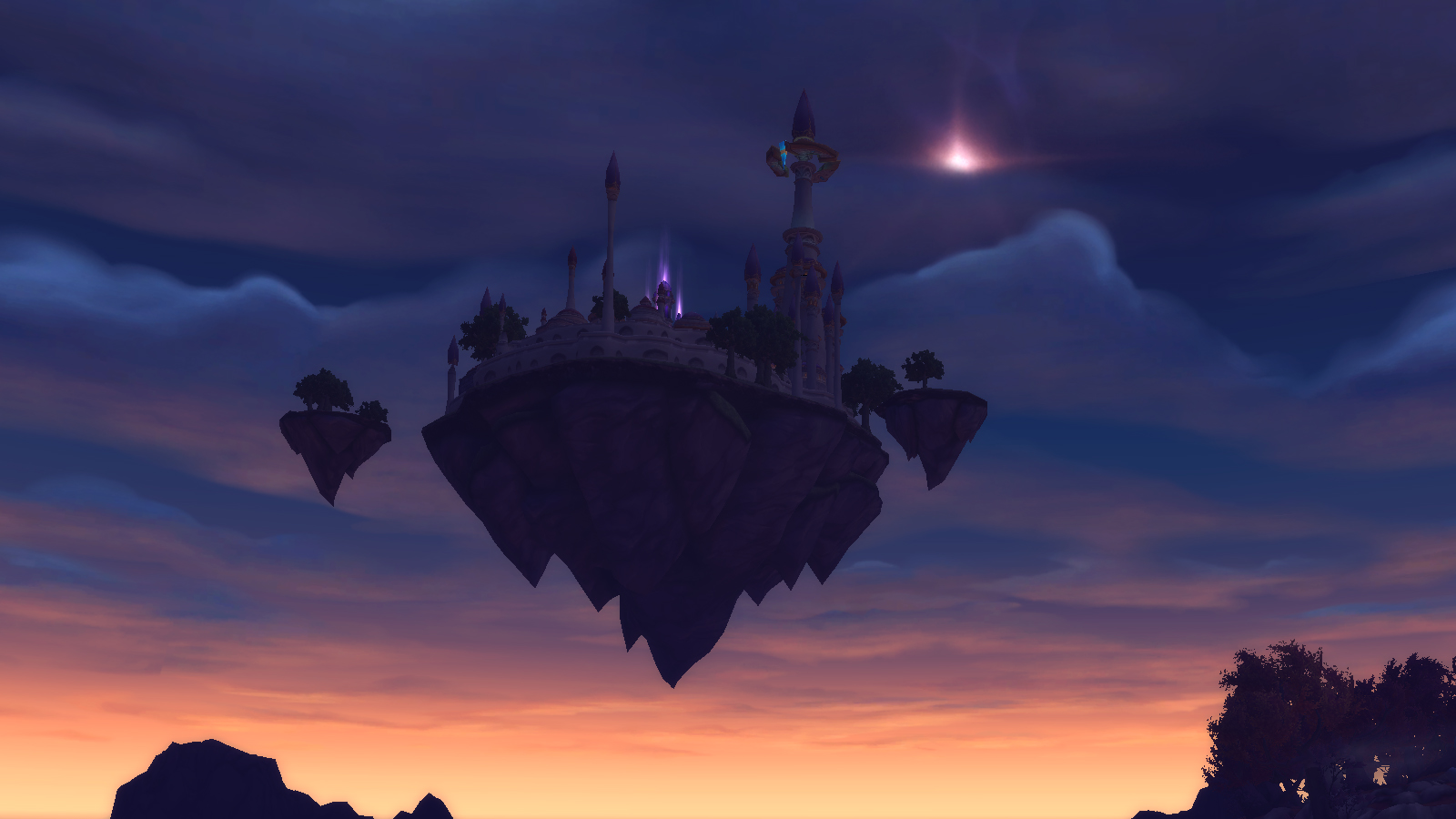 A screenshot of Dalaran (Legion) from World of Warcraft.